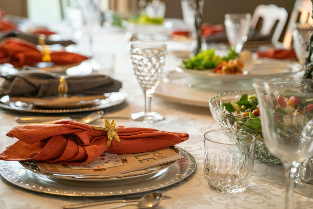 family dinner table